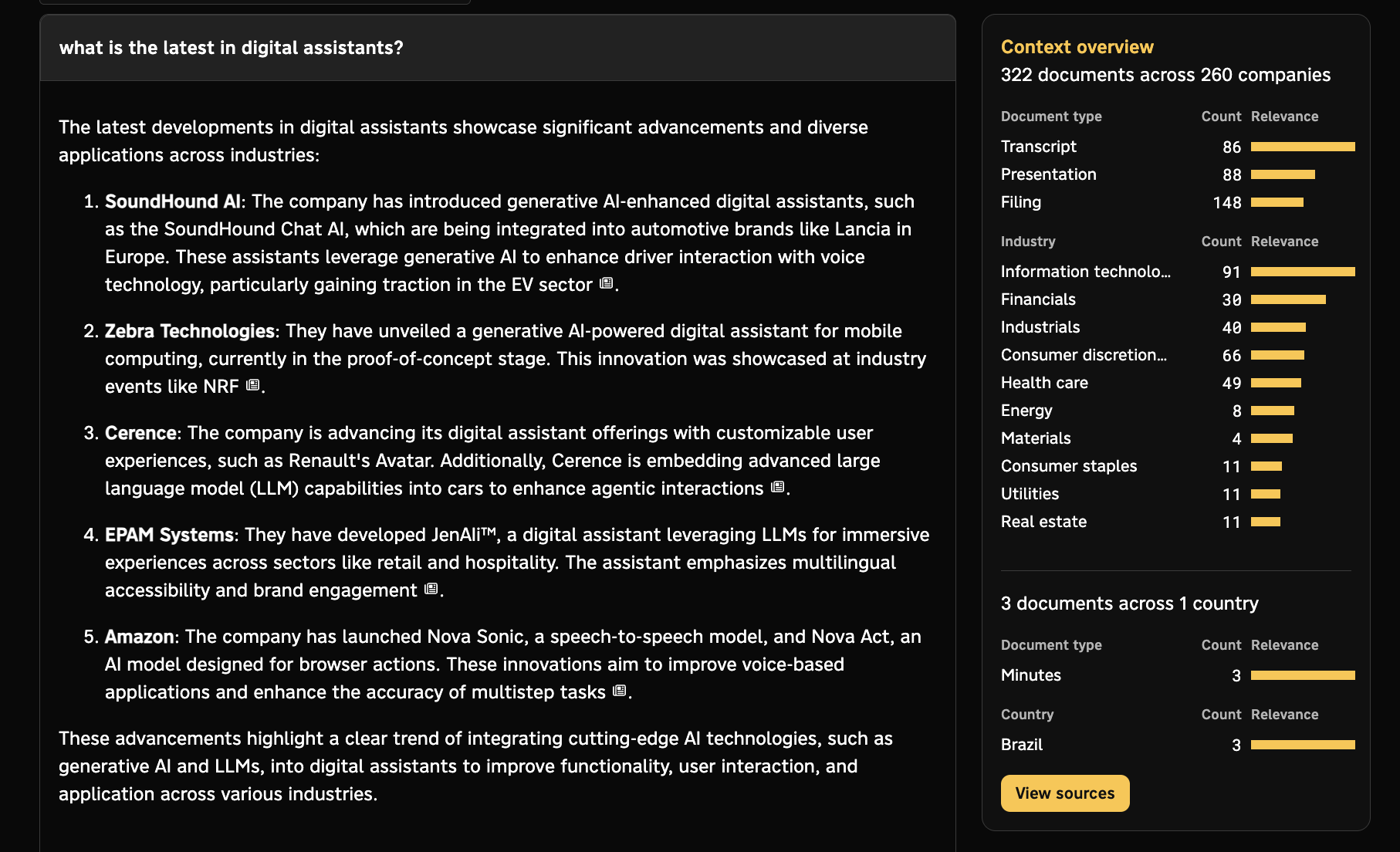 Document Intelligence Interface