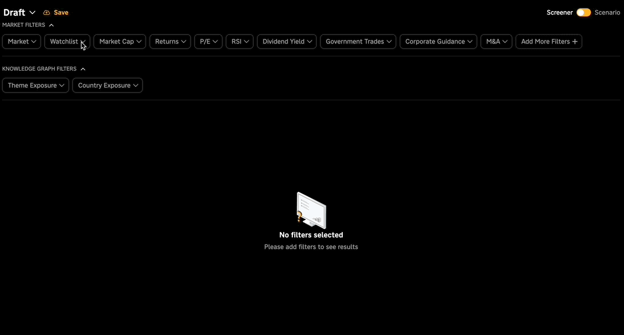 Smart Screening Dashboard